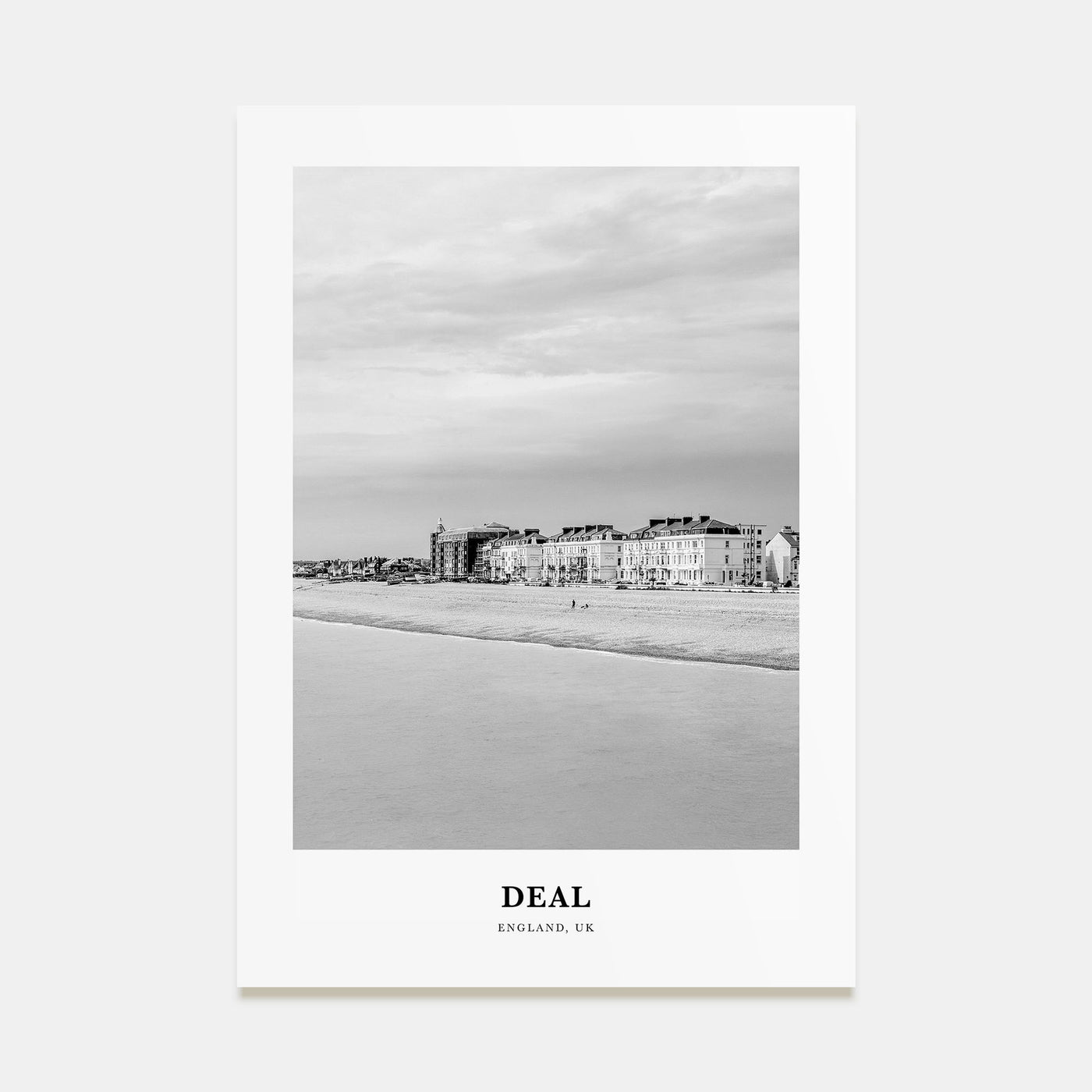 Deal Portrait B&W Poster