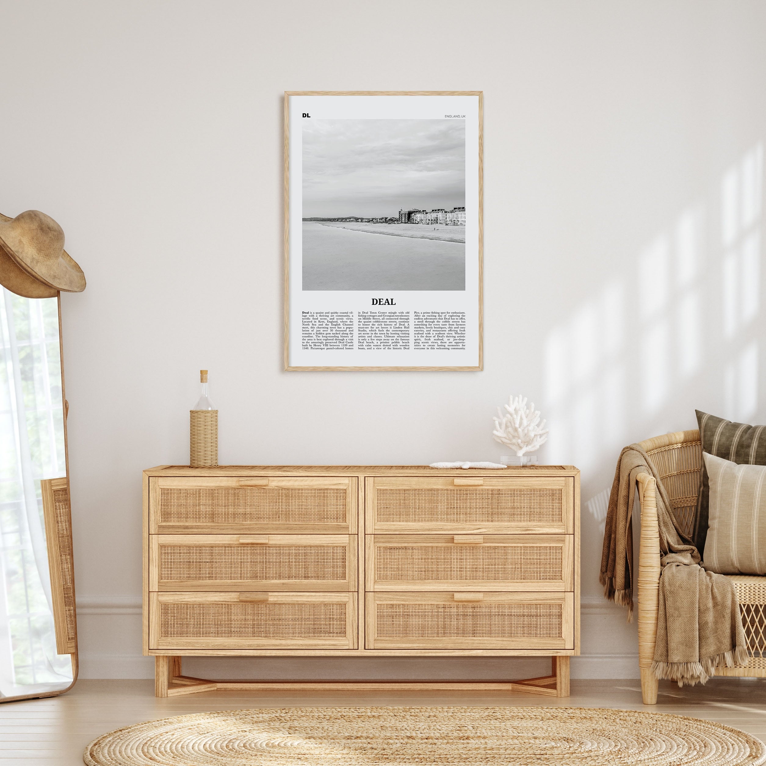 Deal Travel B&W Poster