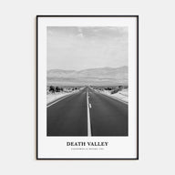 Death Valley Portrait B&W No 2 Poster