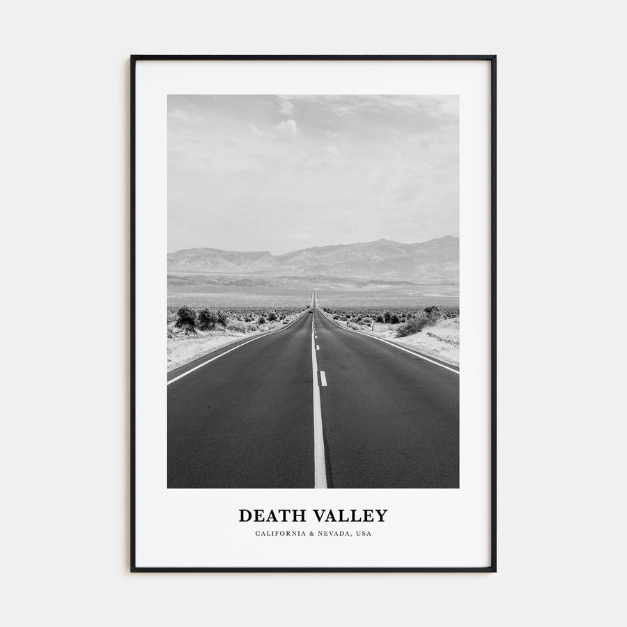 Death Valley Portrait B&W No 2 Poster