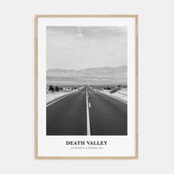 Death Valley Portrait B&W No 2 Poster