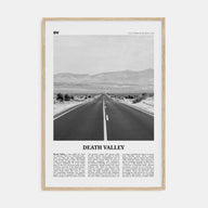 Death Valley Travel B&W No 2 Poster
