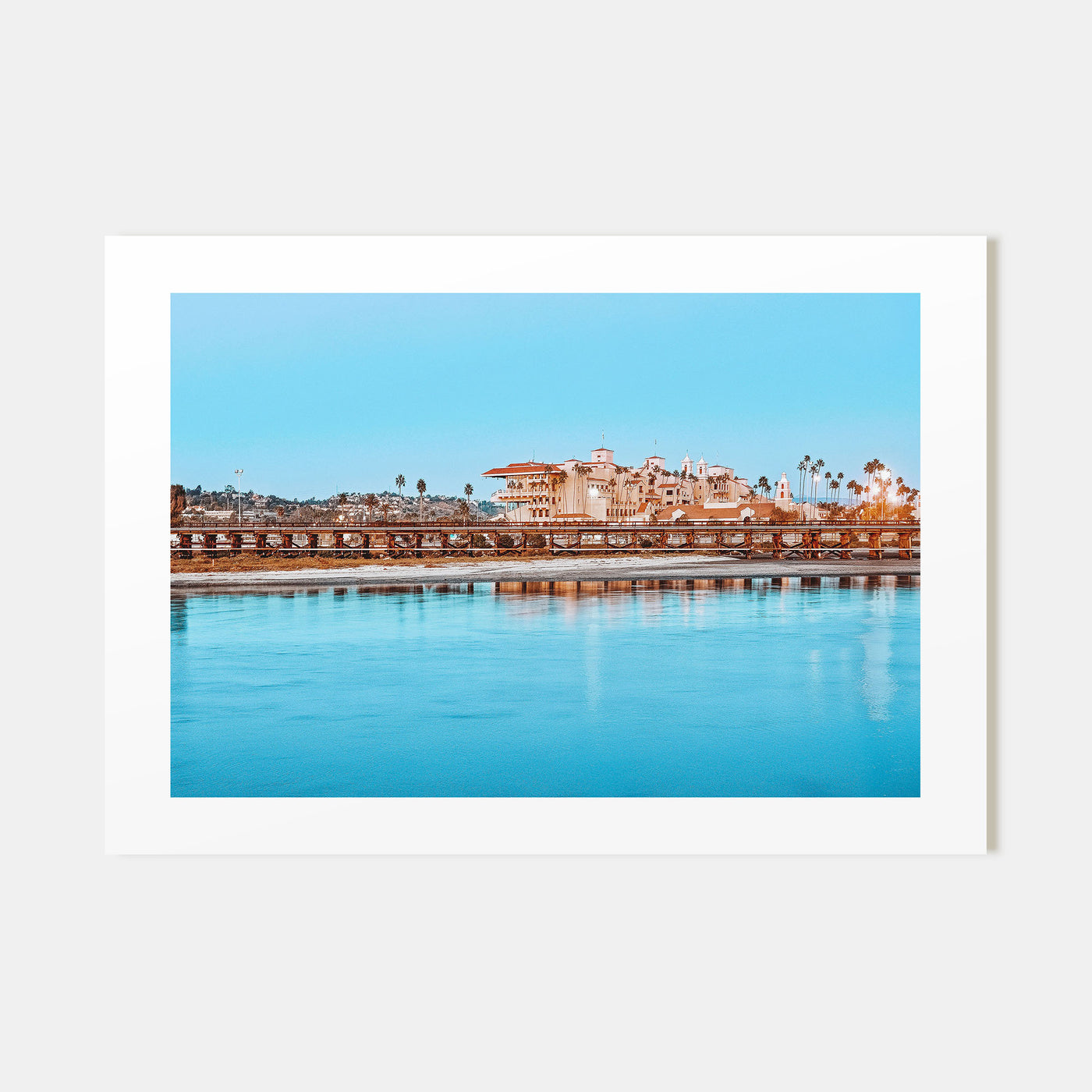 Del Mar Landscape Color Poster