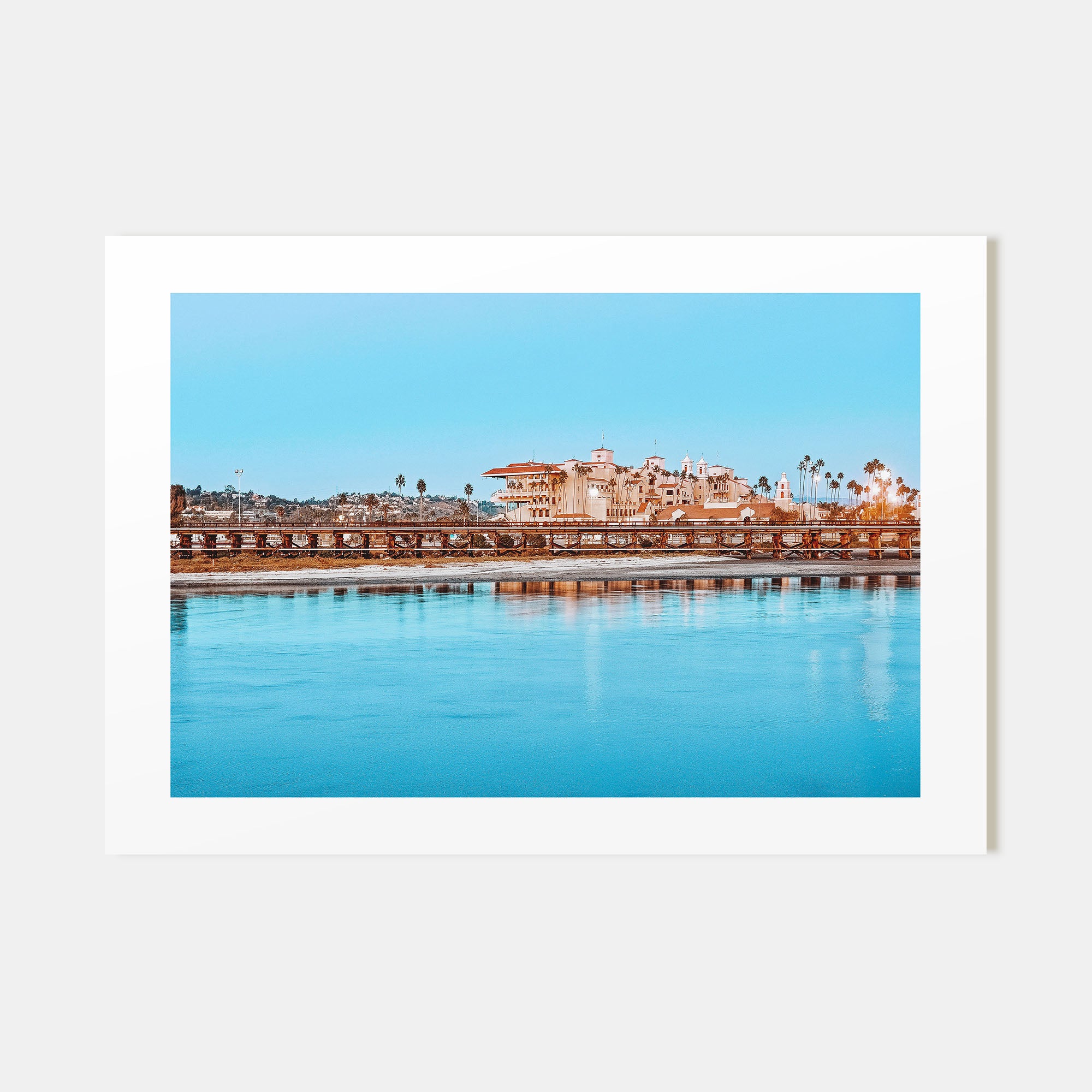 Del Mar Landscape Color Poster