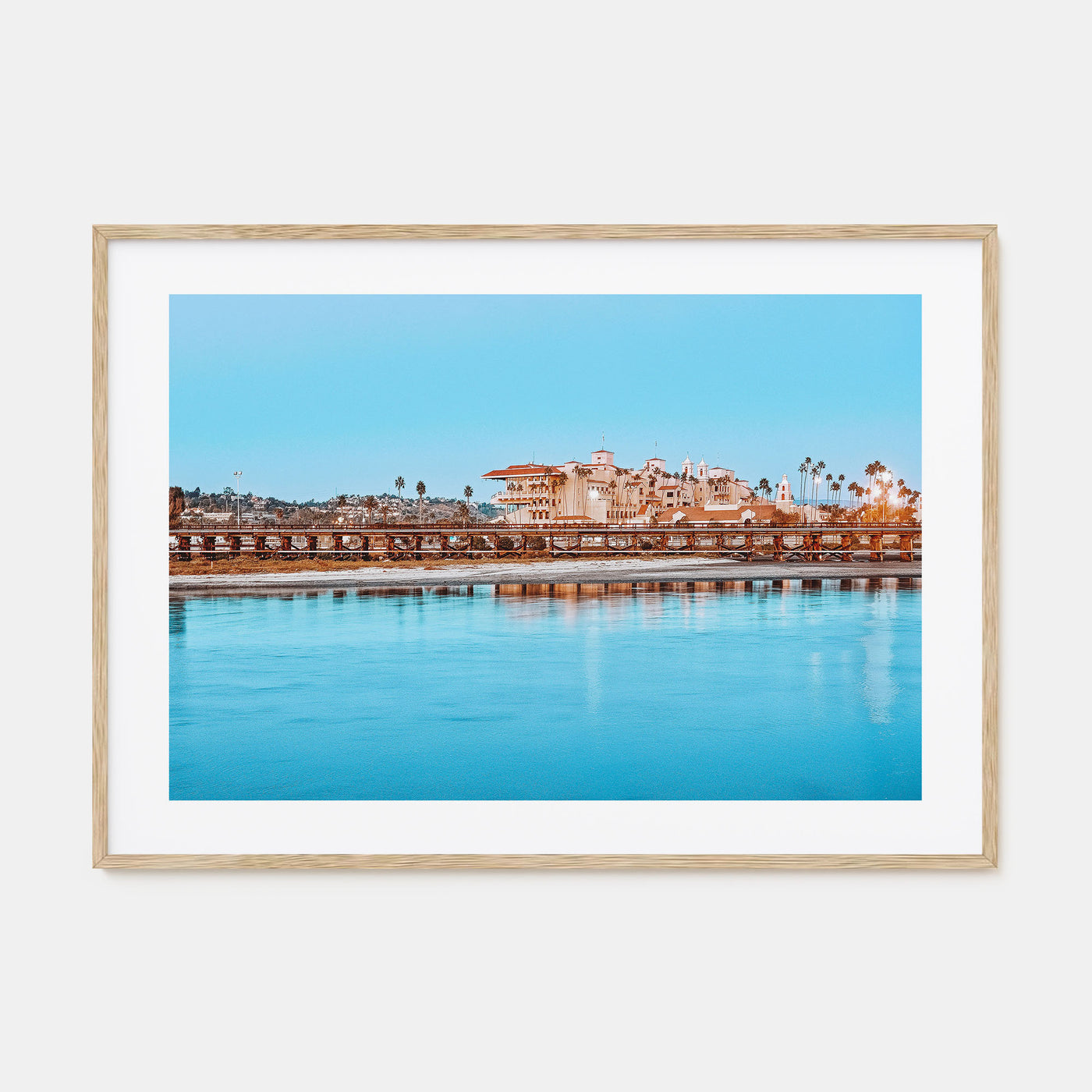 Del Mar Landscape Color Poster