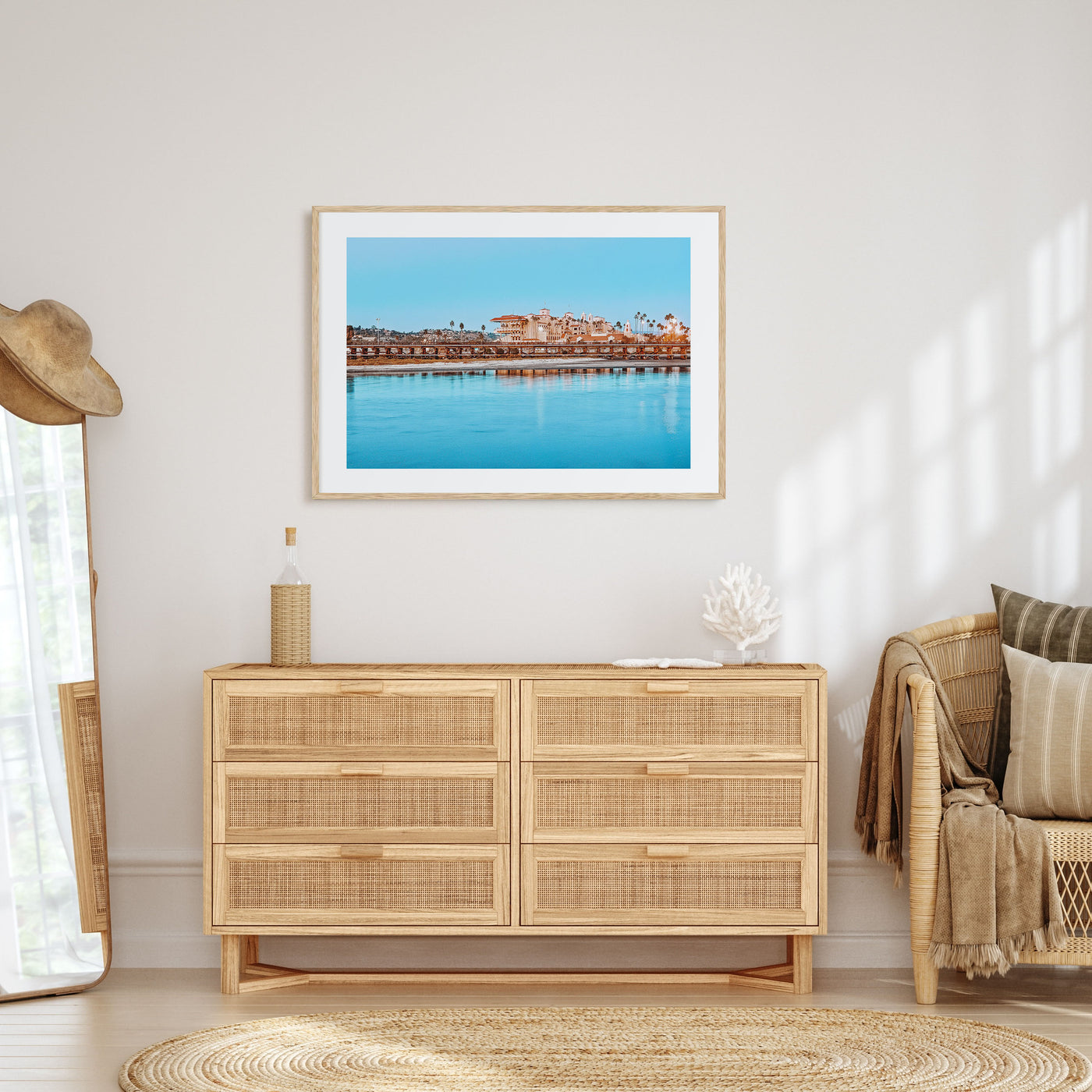 Del Mar Landscape Color Poster