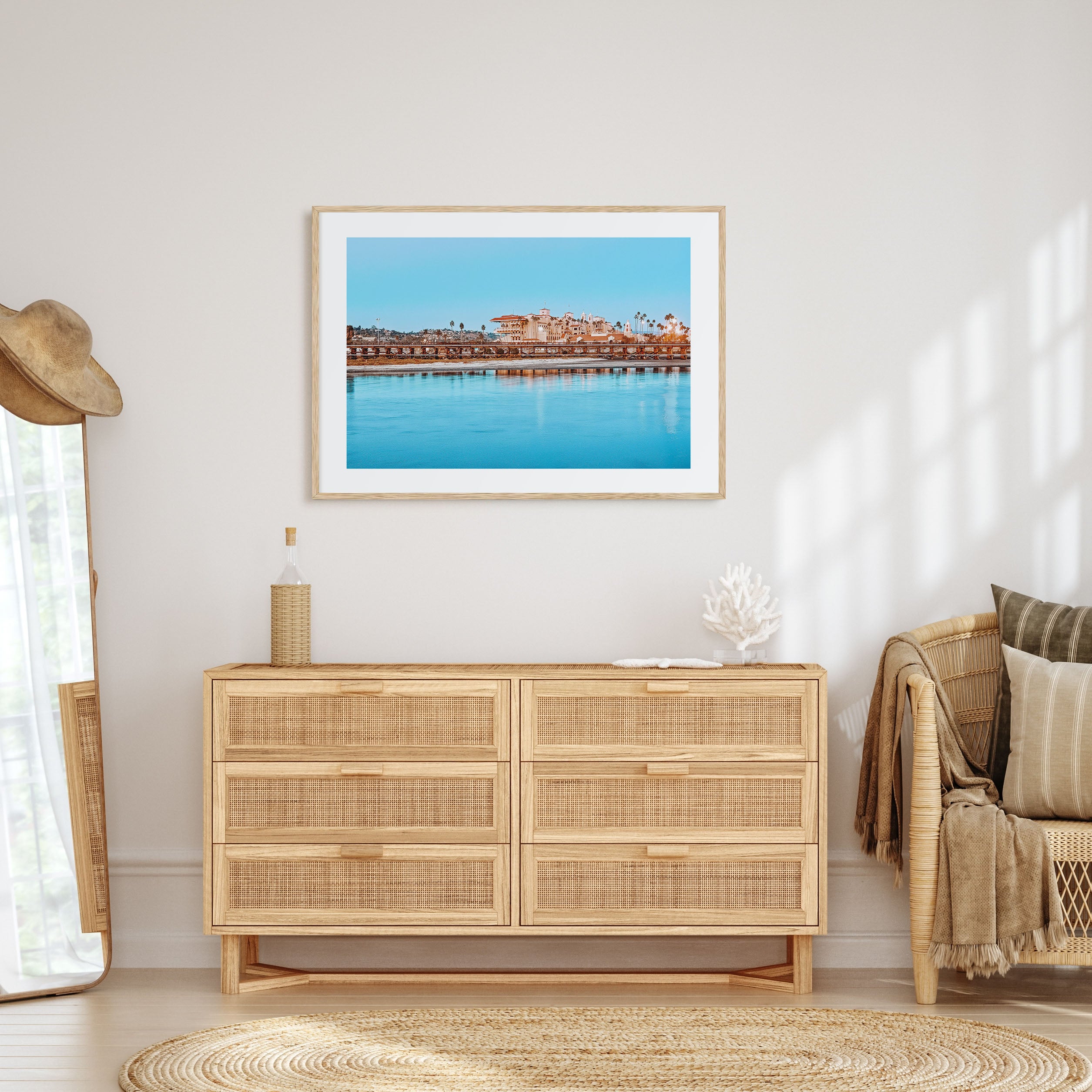 Del Mar Landscape Color Poster