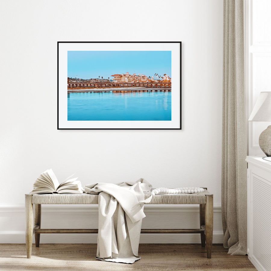 Del Mar Landscape Color Poster