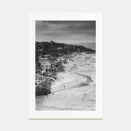 Del Mar Photo B&W Poster