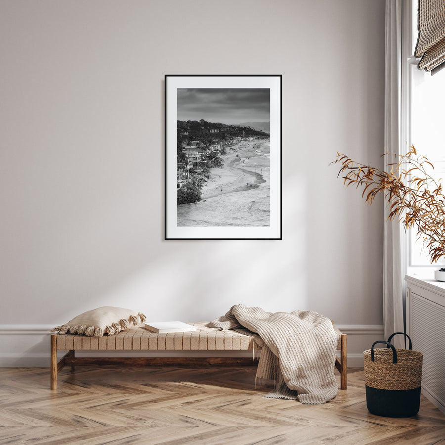 Del Mar Photo B&W Poster