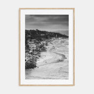 Del Mar Photo B&W Poster