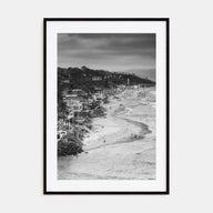 Del Mar Photo B&W Poster