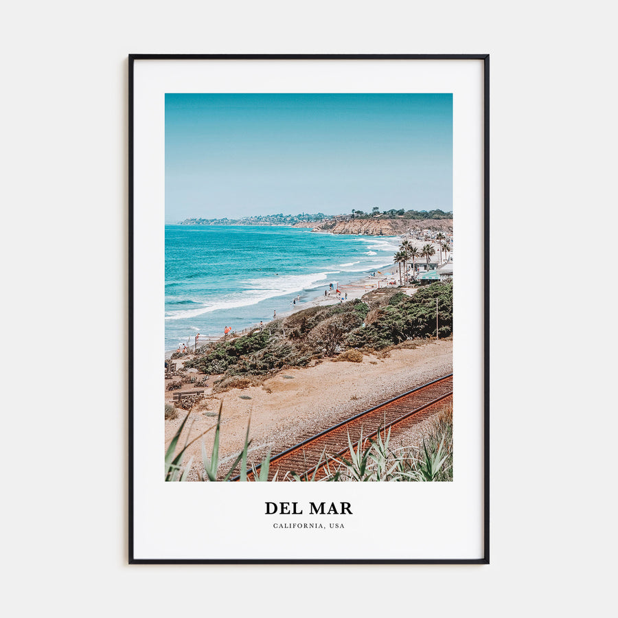 Del Mar Portrait Color Poster