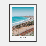 Del Mar Portrait Color Poster
