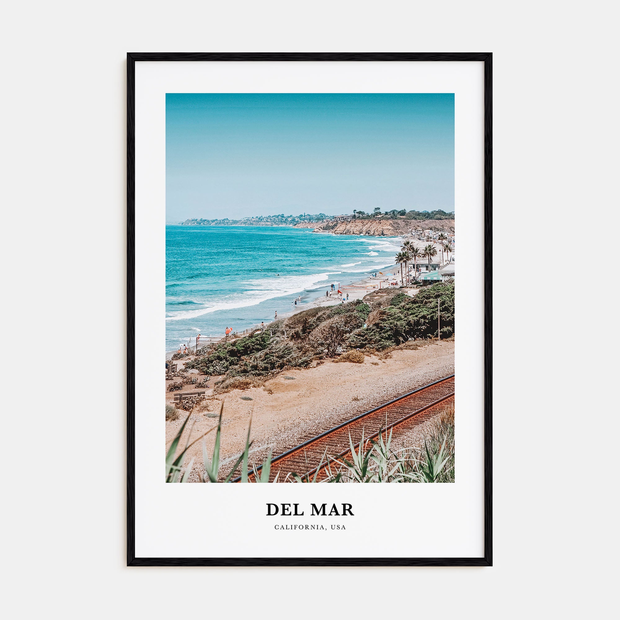 Del Mar Portrait Color Poster