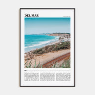 Del Mar Travel Color Poster