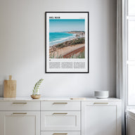 Del Mar Travel Color Poster
