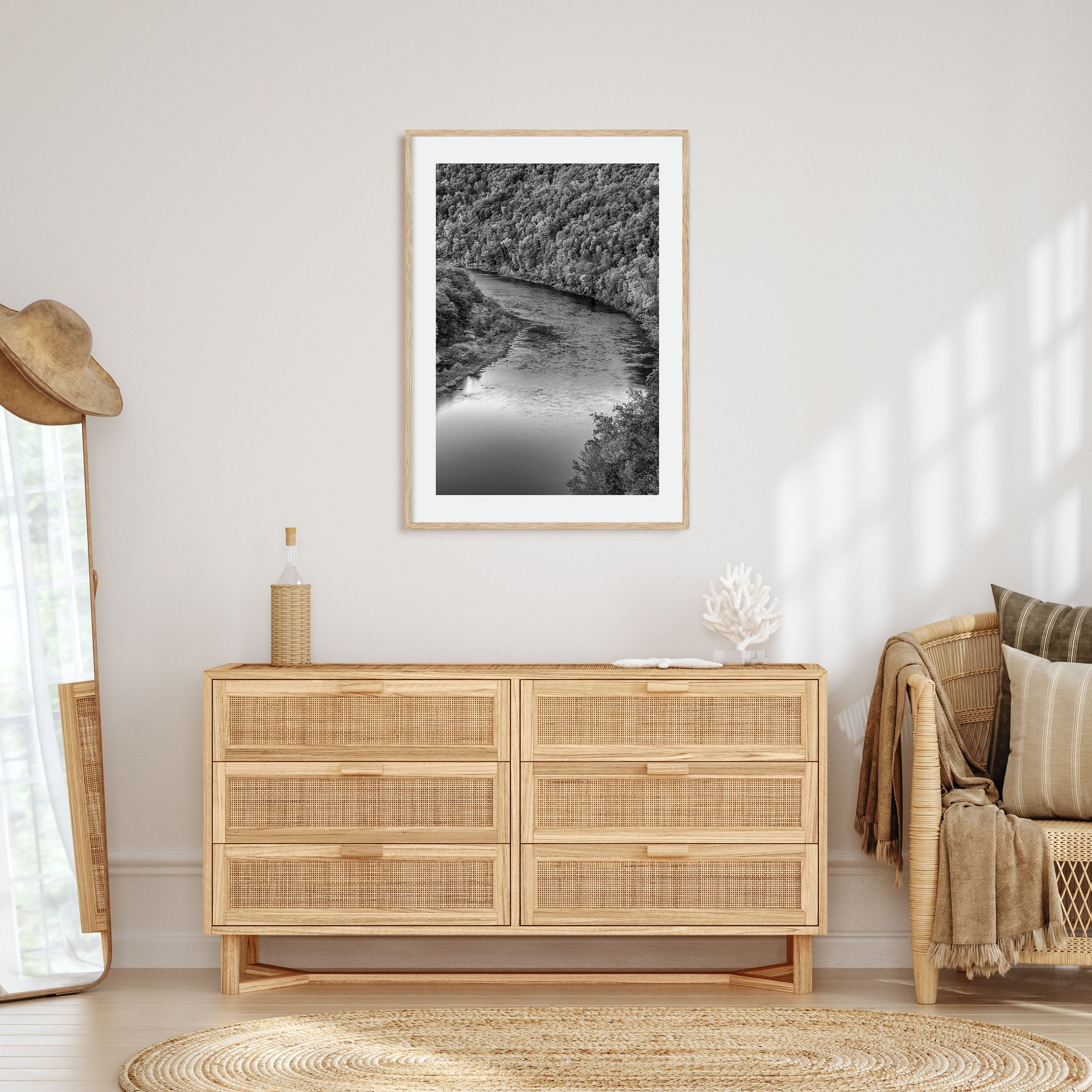 Delaware Photo B&W Poster