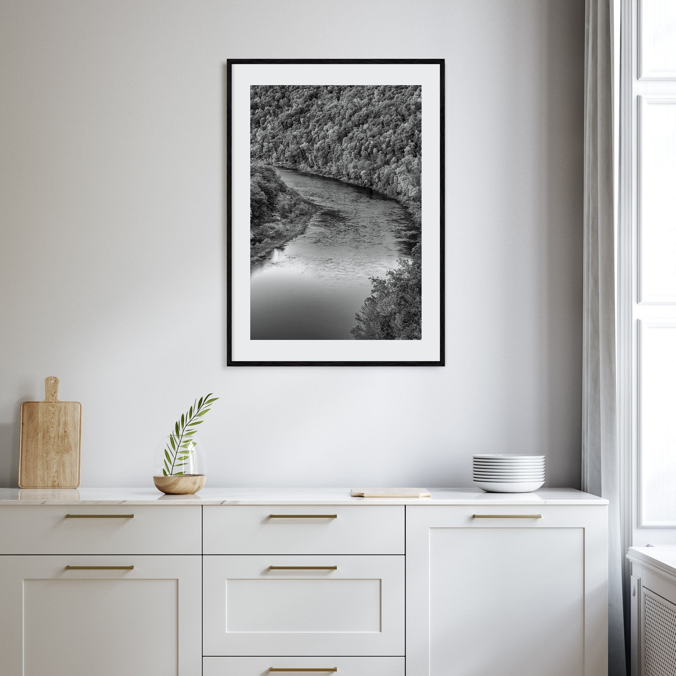 Delaware Photo B&W Poster