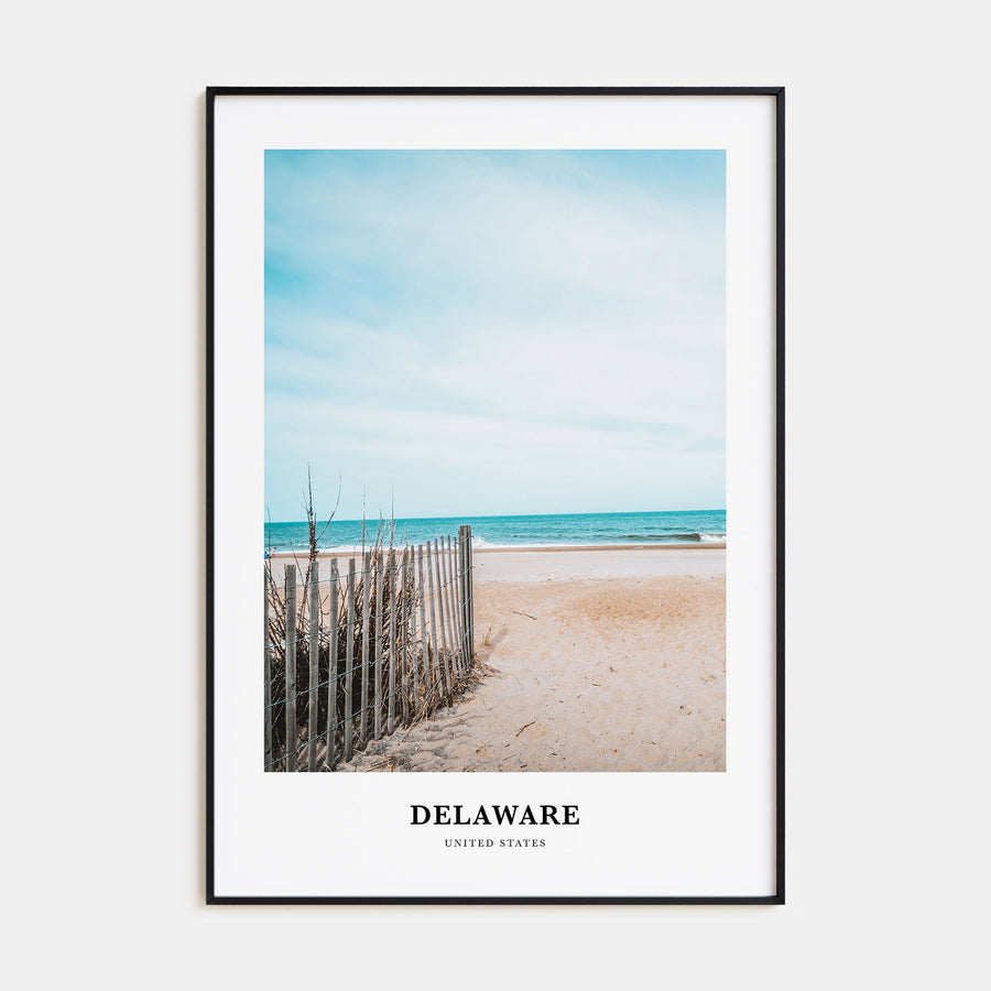 Delaware Portrait Color No 2 Poster