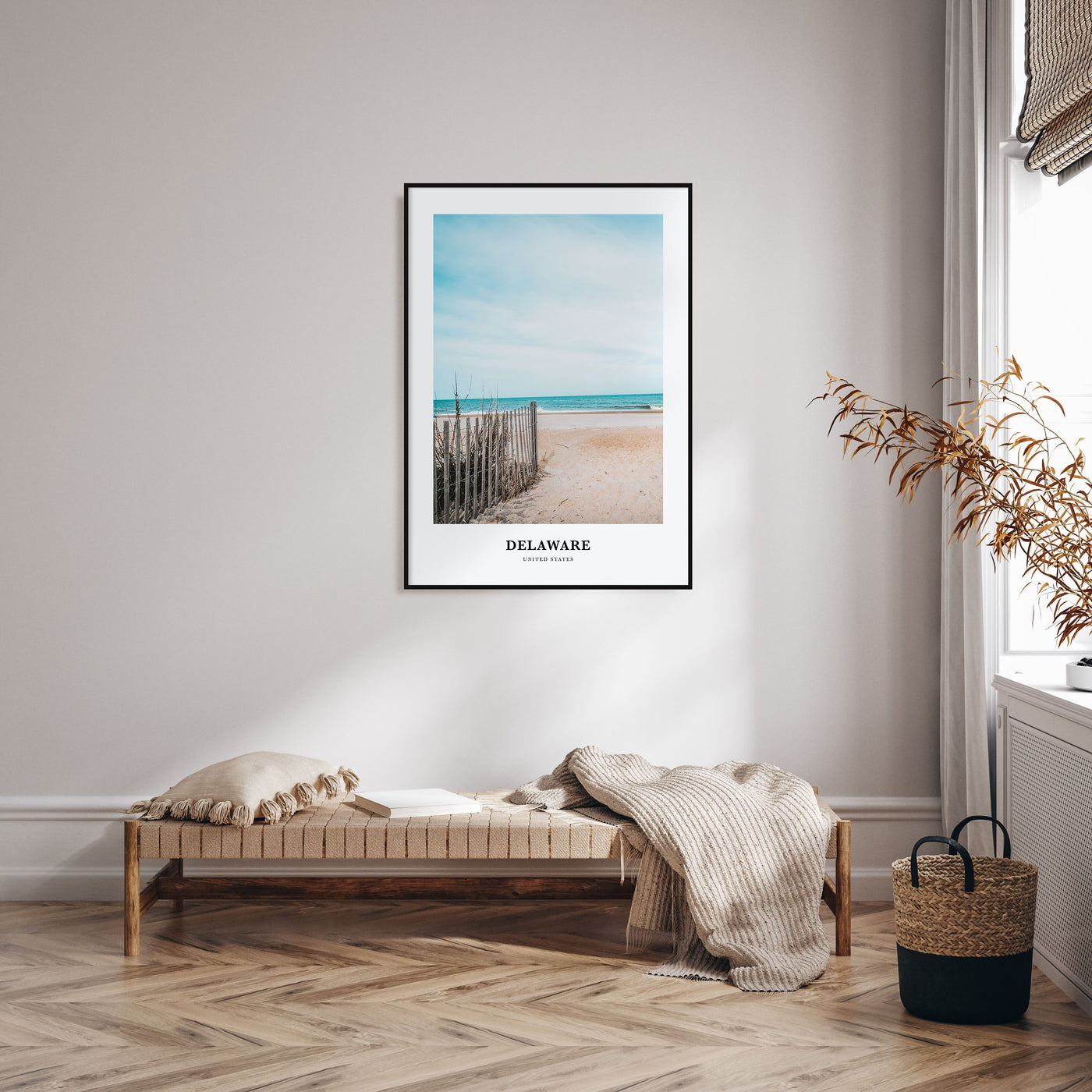 Delaware Portrait Color No 2 Poster