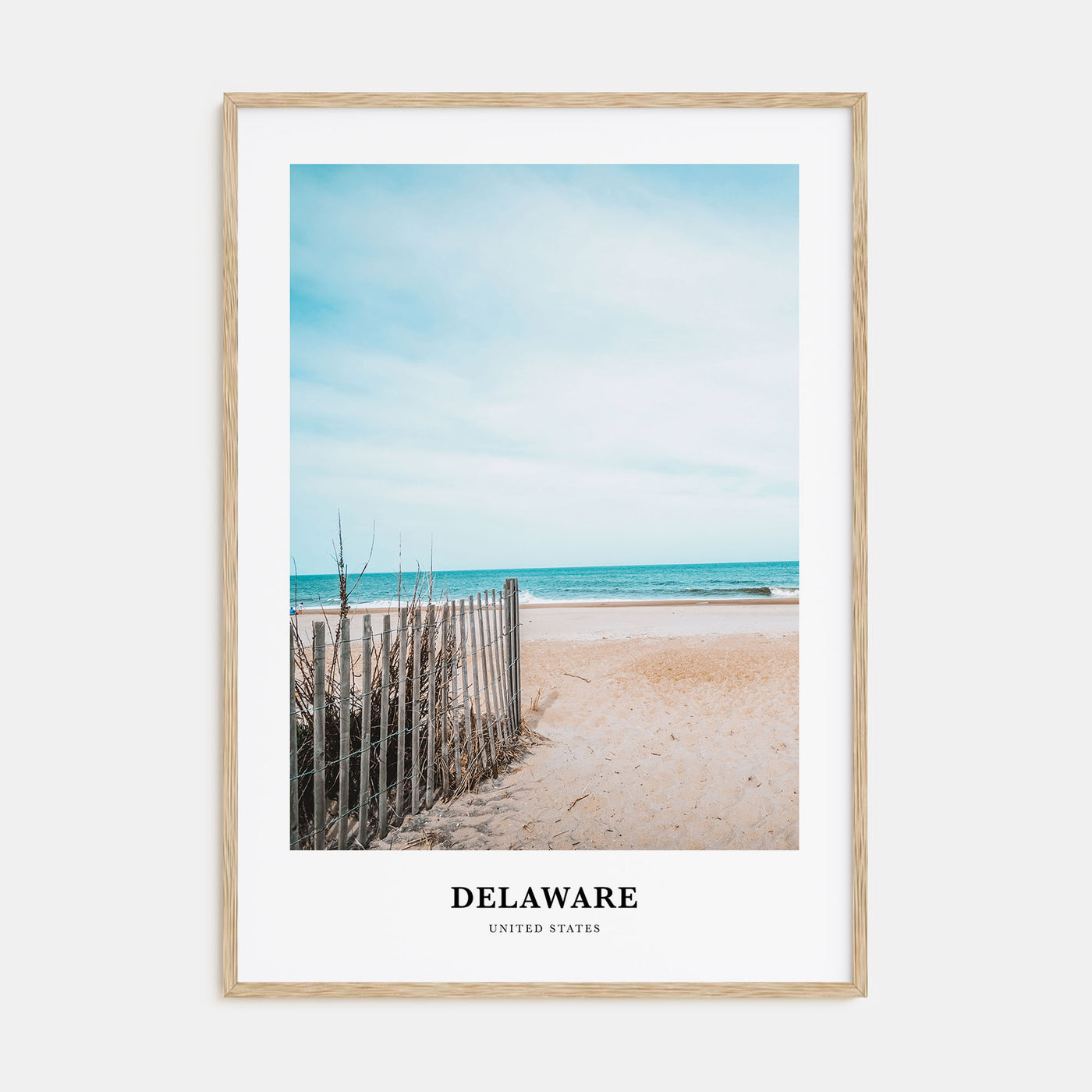 Delaware Portrait Color No 2 Poster