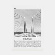 Delaware Travel B&W No 2 Poster