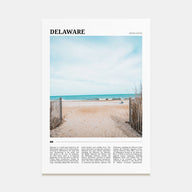 Delaware Travel Color No 2 Poster