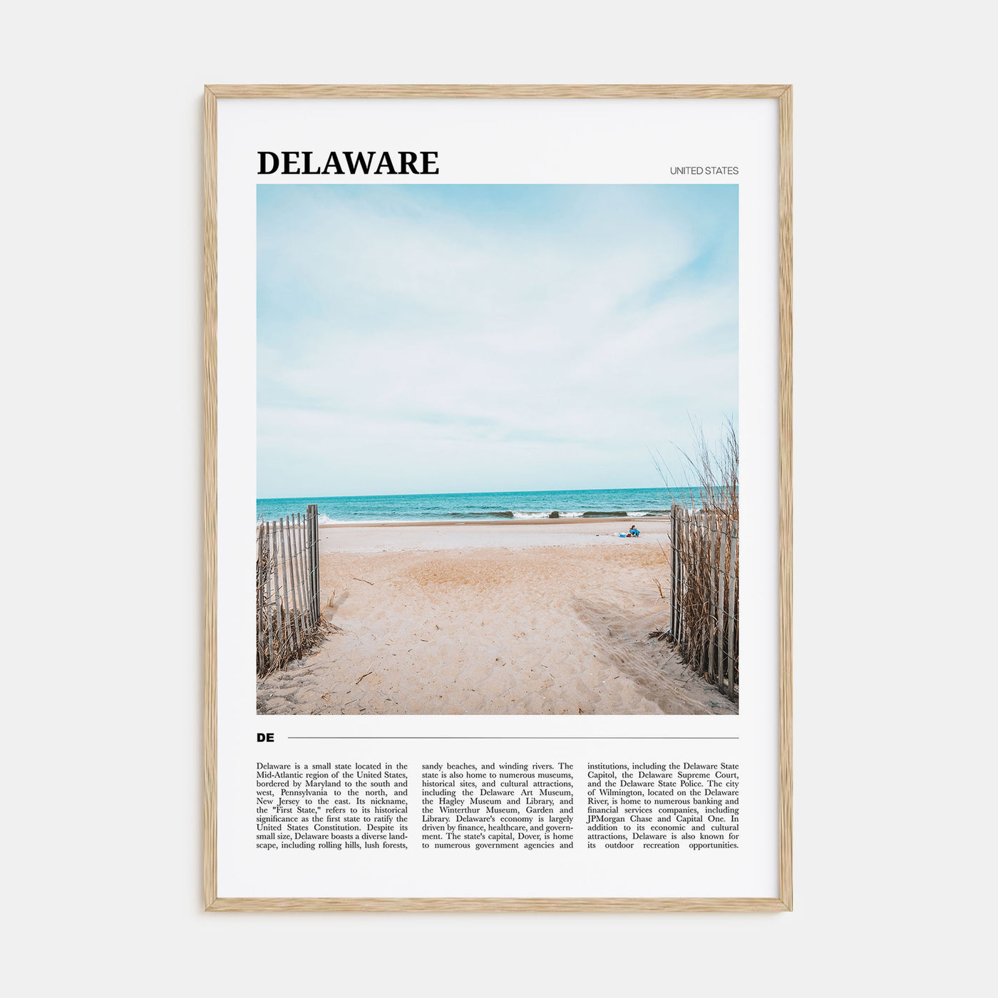 Delaware Travel Color No 2 Poster