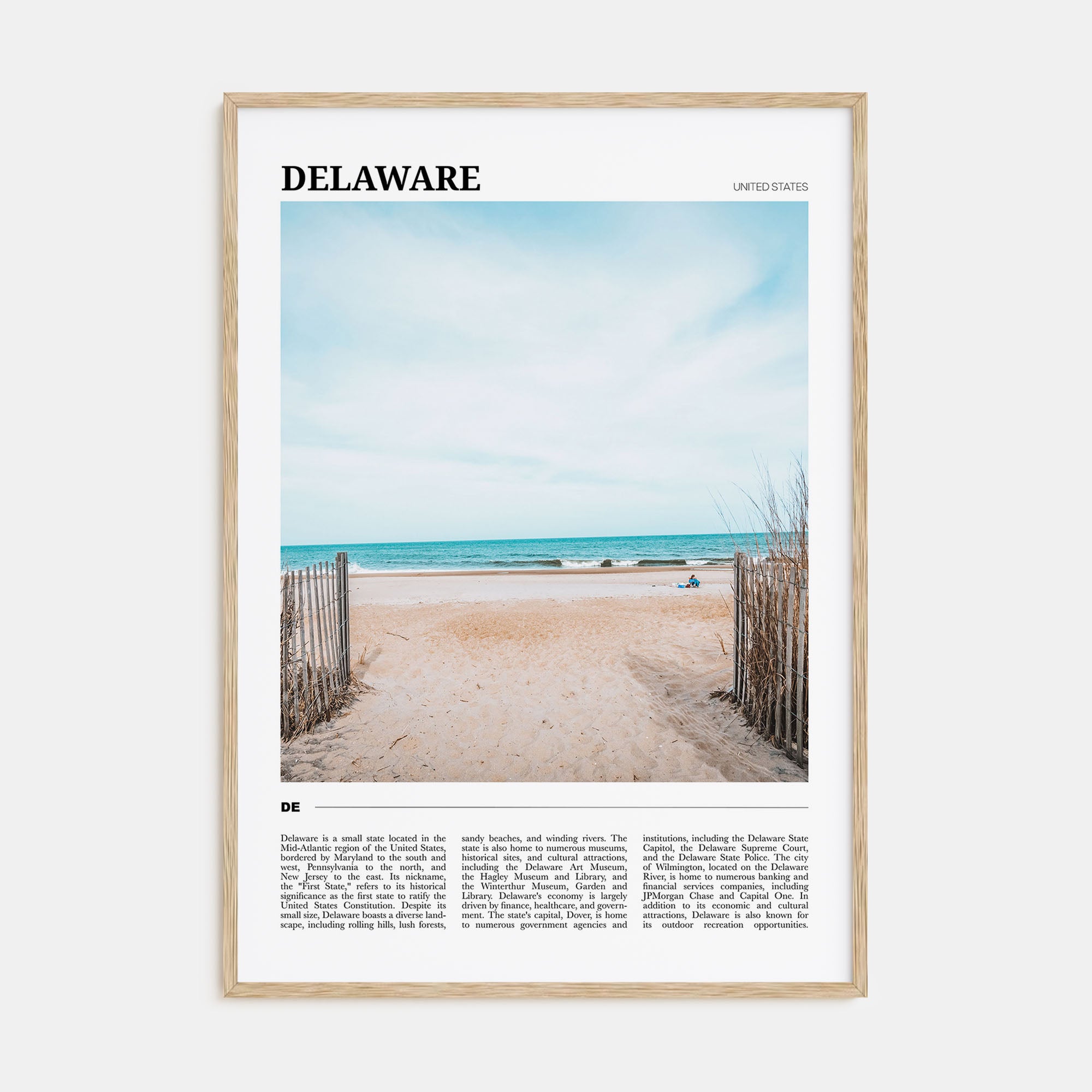 Delaware Travel Color No 2 Poster