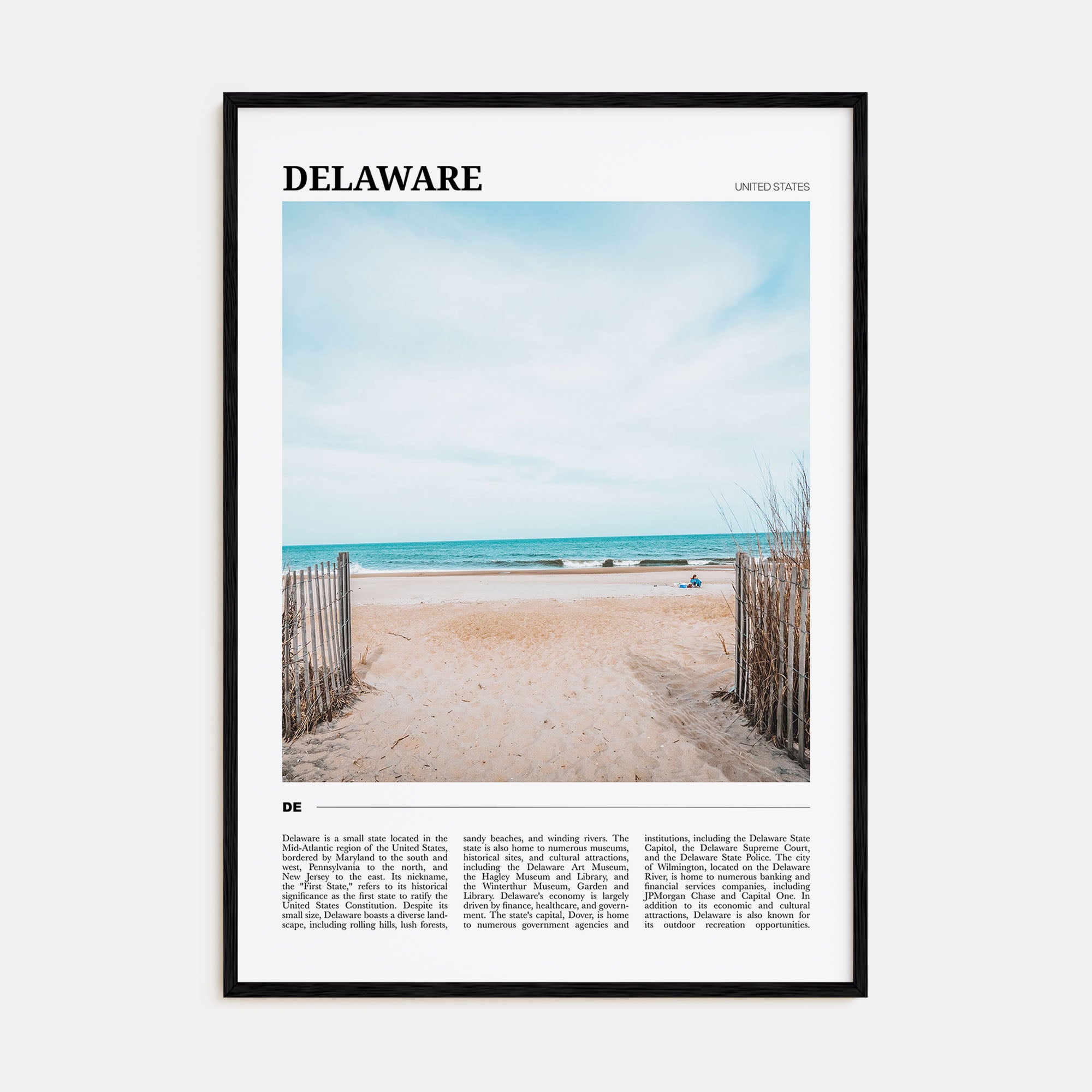 Delaware Travel Color No 2 Poster
