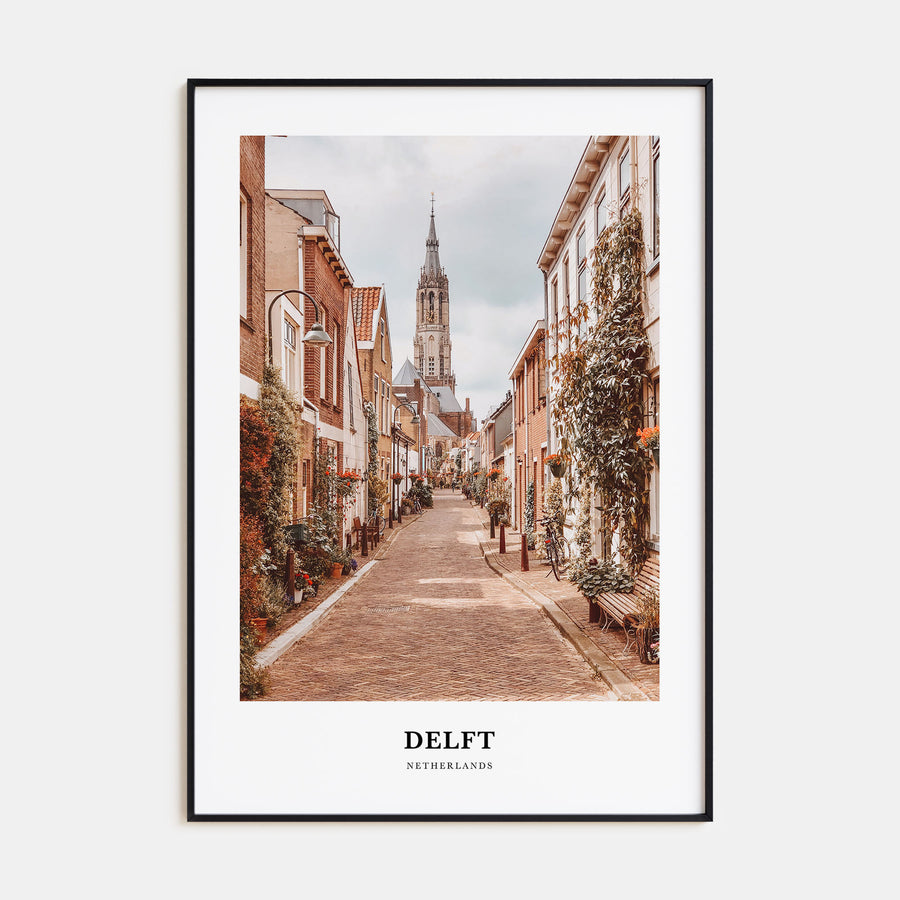 Delft Portrait Color Poster