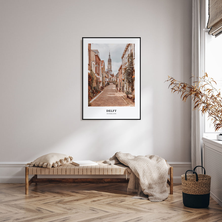 Delft Portrait Color Poster