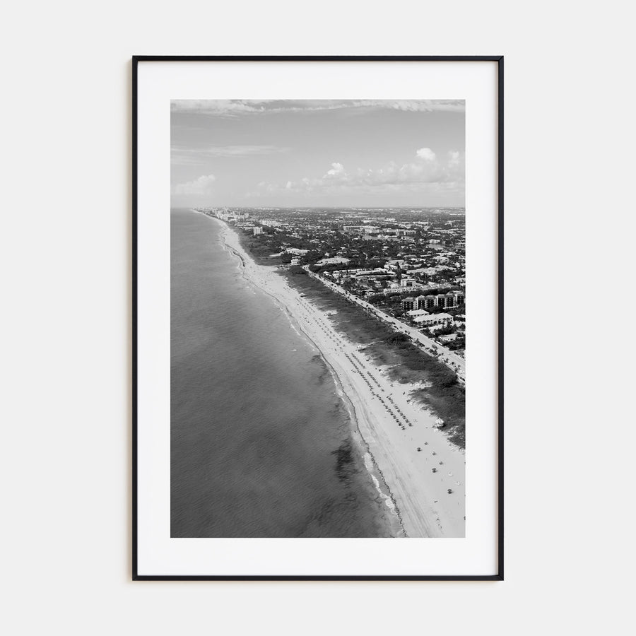 Delray Beach Photo B&W Poster