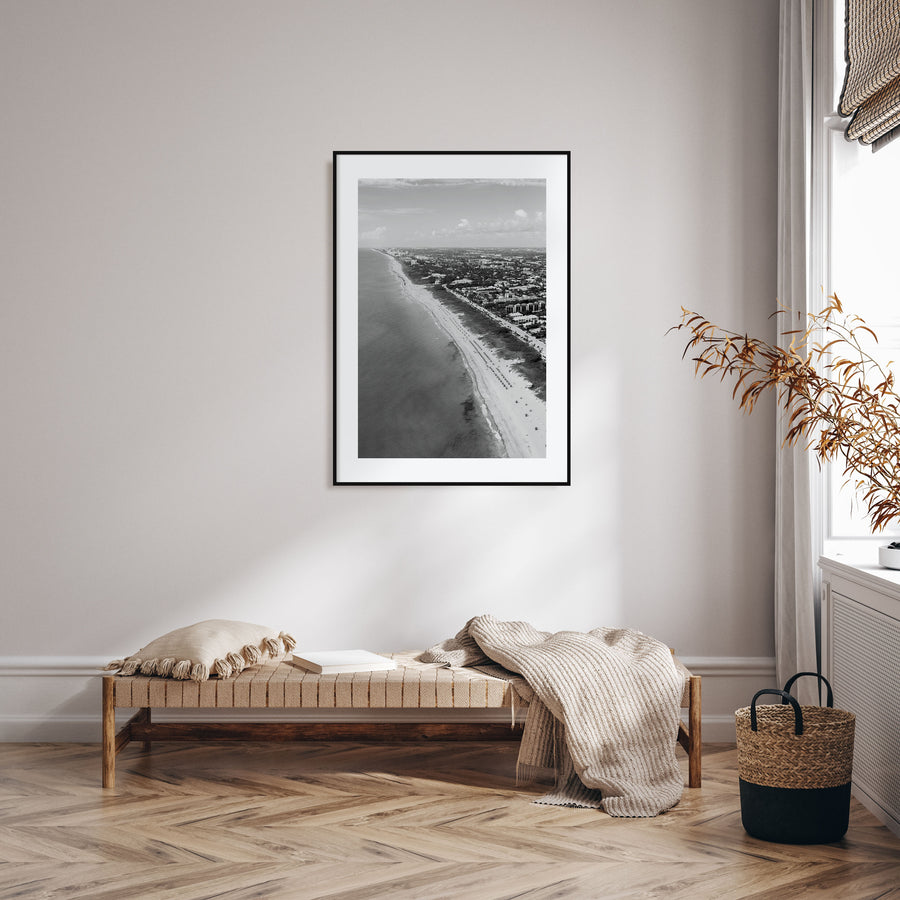 Delray Beach Photo B&W Poster
