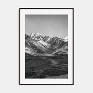 Denali Photo B&W Poster