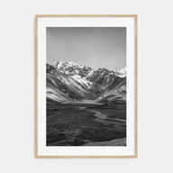 Denali Photo B&W Poster
