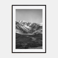 Denali Photo B&W Poster