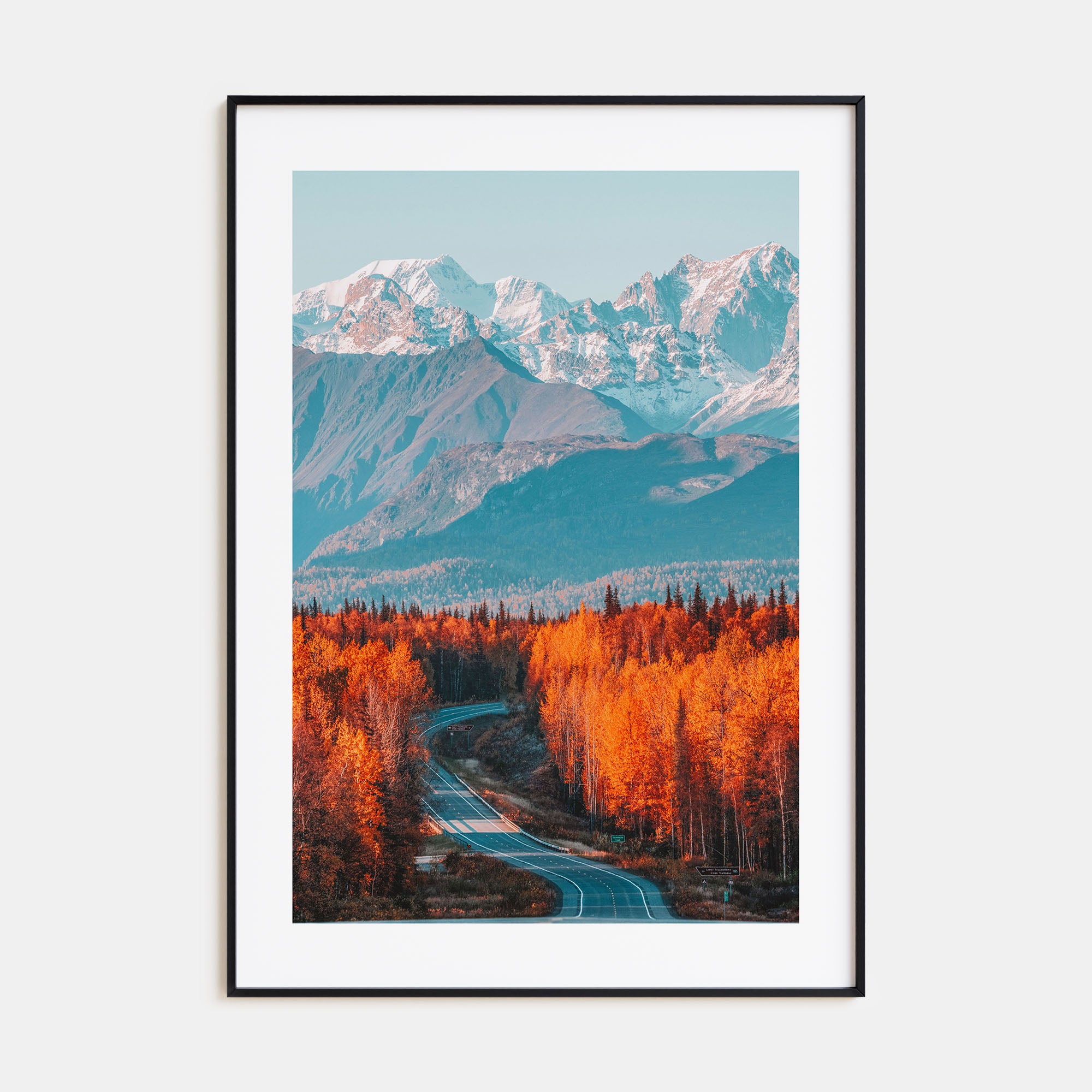 Denali Photo Color Poster