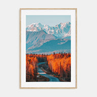 Denali Photo Color Poster