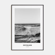 Denmark Portrait B&W Poster