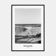 Denmark Portrait B&W Poster