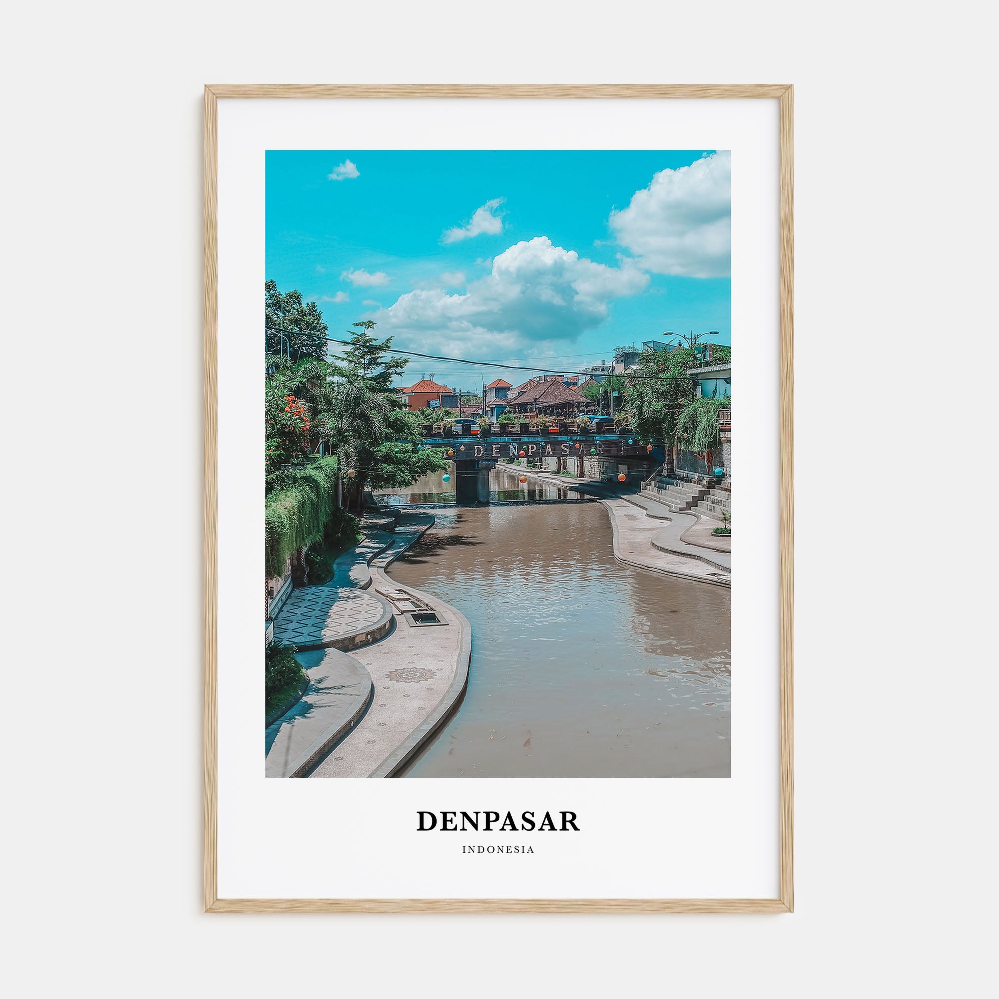 Denpasar Portrait Color Poster
