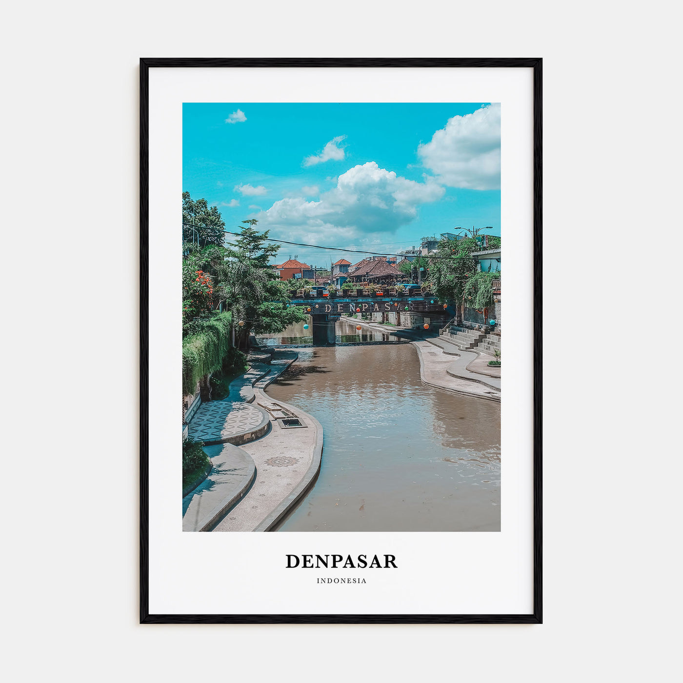 Denpasar Portrait Color Poster