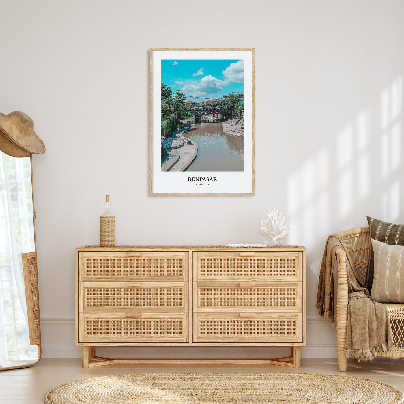 Denpasar Portrait Color Poster