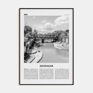 Denpasar Travel B&W Poster
