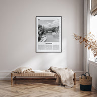 Denpasar Travel B&W Poster