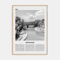 Denpasar Travel B&W Poster