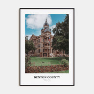 Denton County Portrait Color Poster