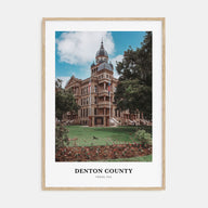 Denton County Portrait Color Poster